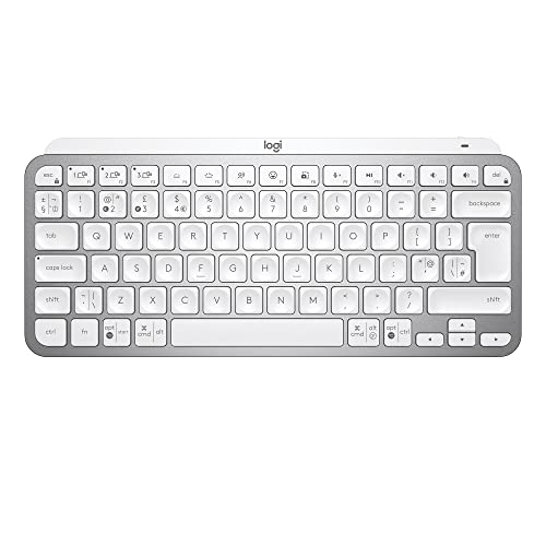 Logitech MX Keys Mini Minimalist Wireless Illuminated Keyboard PALE GREY US INT'L Tastatur