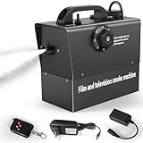 HOLDLAMP Fog Machine 400W 21000mAh Rechargeable Smoke Machine Fog Small Portable, Manual & Remote Control, Adjustable Temperature for Halloween Outdoor Photography Film Television