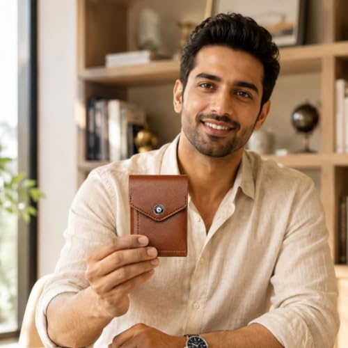 WALLETKART Store WALLETKART Slim Card Holder Wallet Brown - Image 3