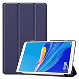 Zrengp Tablet Cover for Huawei MediaPad M6 8.4 VRD-W09 VRD-W10 VRD-AL09 VRD-AL10(2019 Release),Ultra Slim Folio Stand Lightweight Leather Case for Huawei Mediapad M6 8.4' (Dark Blue)