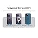 AUROX Compatible with MagSafe Base for iPhone 16/15/14/13/12 Magnetic Base Plate【Base Only】 Intended for Pop Socket Grip and Phone Ring Holder【Removable for Wireless Charging】(Clear)