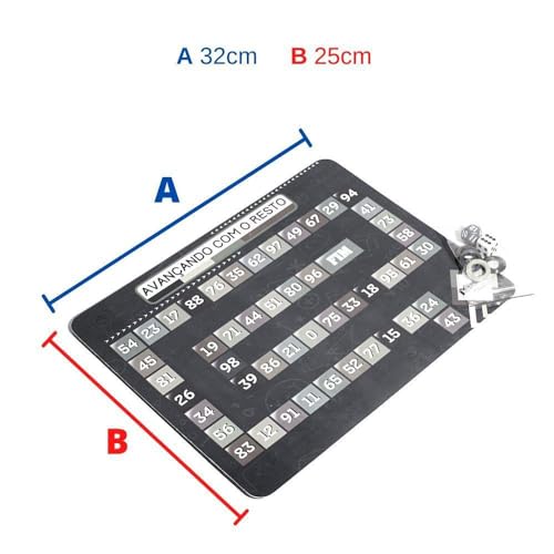 Jogo Educativo Matemático Pedagógico Avançando Com O Resto MMP