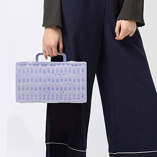 Artdot Diamond Painting Storage Containers, Portable Bead Storage Organizer 64 Gird Diamond Painting Accessories (Storage Box) #TOP4