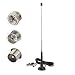 Bingfu FM Antena Interior Dab Telescópica Antena de Radio con Base Magnética...