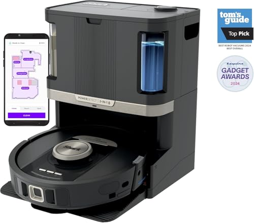 Image of Shark Robot Vacuum & Mop Combo, PowerDetect NeverTouch Pro, Self-Emptying, Self-Refill with Self-Clean Pad Wash & Dry, 60-Day Capacity, 30-Day Refill Tank, RV2820ZE (Renewed)