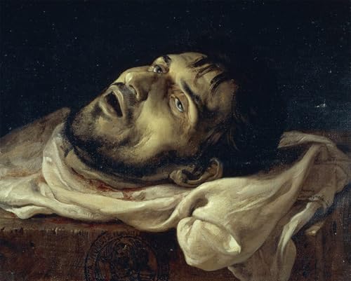 Toile Tête de Theof Carmagnola par Francesco Hayez reproduction d'art
