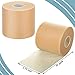 Nuanchu 4 Pcs Pre Wrap Athletic 120 Yards Prewrap Headbands for Hair Foam Underwrap Sports Wrap Hair Prewrap Strip Tapes for Ankles Wrists Sports Foam Tape(Beige)
