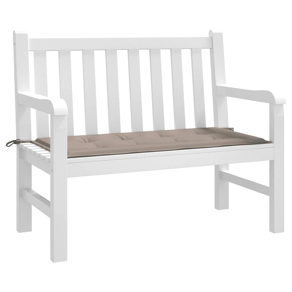 vidaXL Cojín de Banco de Jardín, Cojín de Asiento Antideslizante, Cojín de Exterior, Almohada de Silla para Patio Oficina, Tela Oxford Gris Taupe
