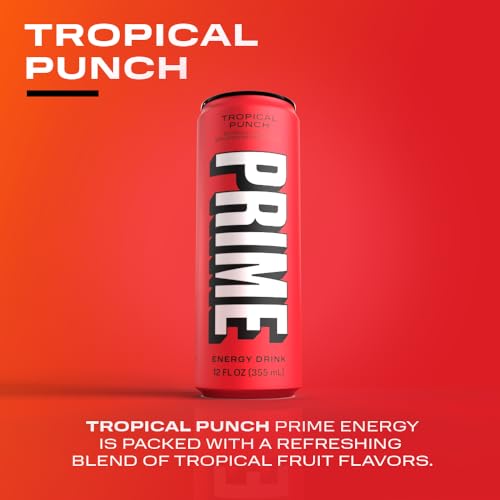 image for PRIME HYDRATION PRIME Energy TROPICAL PUNCH | Zero Sugar Energy Drink 