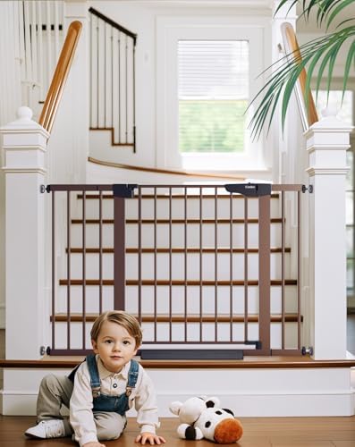 Cumbor 29.7-48" Baby Gate for Stairs, Mom's Choice Awards Winner-...