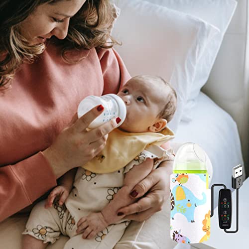 Aquecedor USB de água de leite, aquecedor de mamadeira de amamentação, bolsa térmica para carrinho d