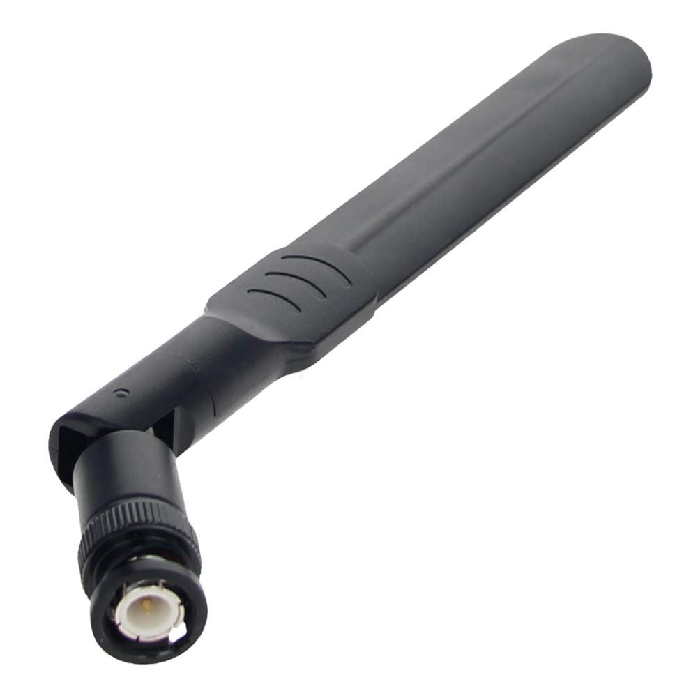 Othmro WiFiアンテナ ケーブル BNCオス直頭内針 8dBゲイン 周波数範囲2.4/5.8(GHz) WiFiデュアルバンドアンテナ アンテナの長さ160mm アンテナ幅17.6mm フラット/折りたたみアンテナ Bluetooth・WIFI・ZigBee対応 高性能 低損失 高感度 黒 1個入り