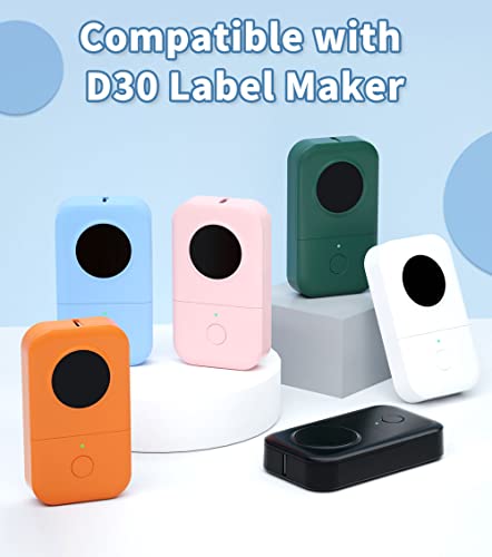 D30 Labels, Compatible with Phomemo D30 Label Maker, Blank Label Maker Tape Refill, White Thermal Label, 0.59x1.97in (15x50mm), Self-Adhesive Label Printer Paper for Organization (3 Rolls) - Thumbnail 2