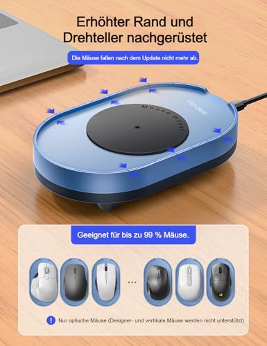 VAYDEER Mouse Jiggler, USB Mausbeweger, Blau – Ansicht 5