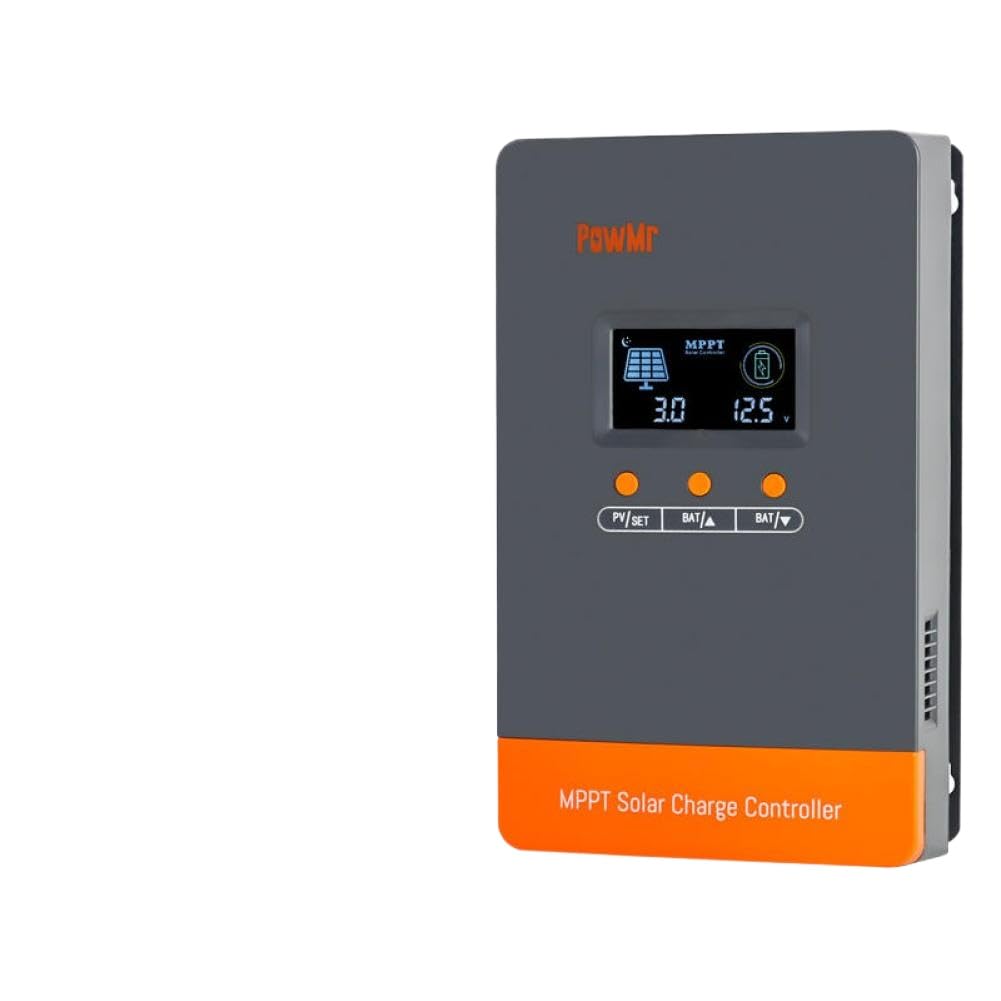 PowMr MPPT 100A 80A Solar Charge Controller 12V 24V 36V 48V Parallel Up 12 Units For Lead Lithium(Current: MPPT 100A)