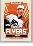 2025-26 O-Pee-Chee Retro #428 Cam York Philadelphia Flyers Official Hockey Card in Raw (NM or Better) Condition