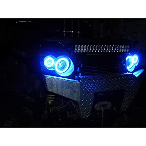 Kit de luces LED halo SNORKELYOURATV para ATV rojo miniatura 3