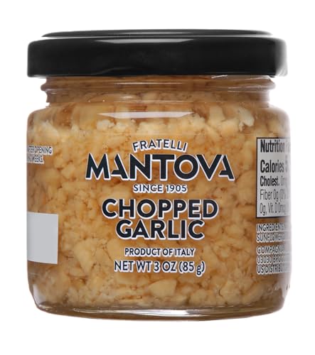 Mantova Chopped Garlic in Water & Oil – Ready-to-Use Minced