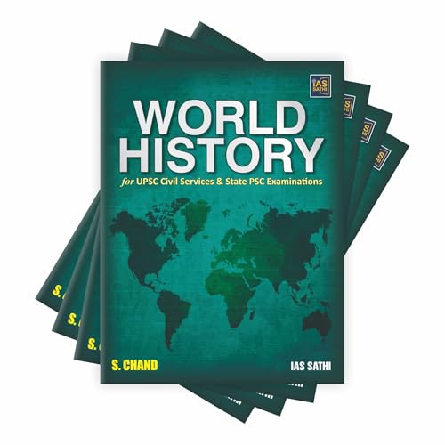 Image of World History For UPSC Civil Services CSE & State PSC Examinations 2024 - 2025 (Prelims & Mains Exams) | Includes 10 Years Previous Year Questions PYQs | World History for UPSC Exam - S Chand Book