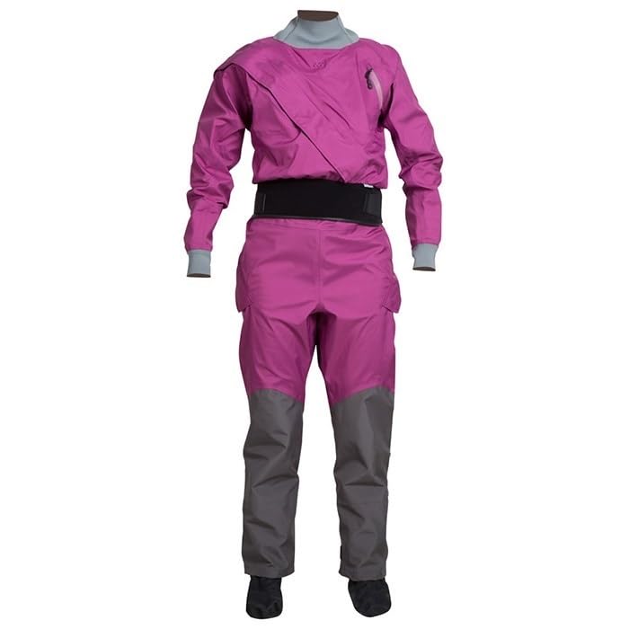 Combinaison étanche femme en tissu 4 couches respirant pour kayak