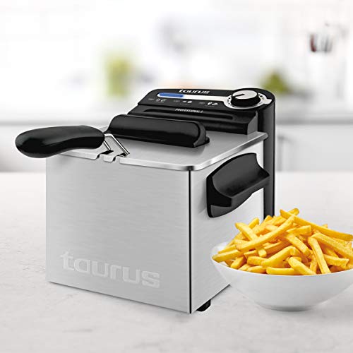 Taurus Professional 2 Plus Friteuse, 2 liter, 1700 W, 18/8 roestvrij staal, roestvrij staal - Afbeelding 4