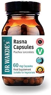 DR WAKDE'S Rasna Capsules (Pluchea lanceolata, 60 Veg Caps, Plant-Based Supplement, Ayurvedic Herb, All Natural, Vegan)