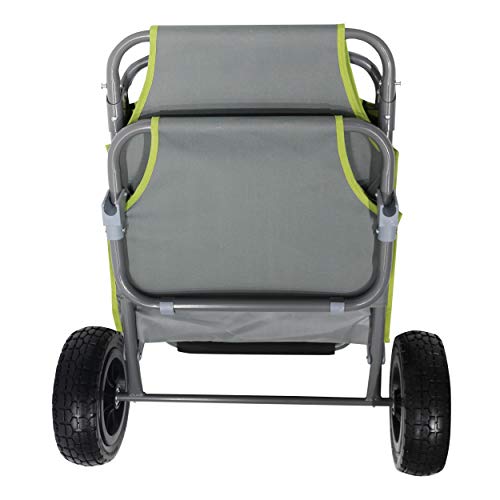 Diable avec pare-soleil intégré Homecall chariot de plage robuste