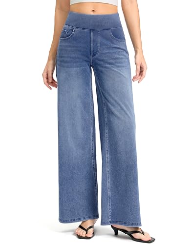 Rammus Wide Leg Jeans Woman High Waisted