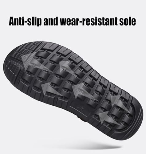 Men's Hiking Sandals Athletic Water Shoes Open Toe Outdoor Summer Slide Sandals for Beach Fisherman Walking Slippers4