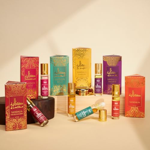 Premiere Attar Oil Set by Dukhni | Arab perfume oils for men and women | 6 assorted scents x 6ml | Arabian oud oil fragrances | Gift set, Halal & Vegan Islamic Scents - Image 6