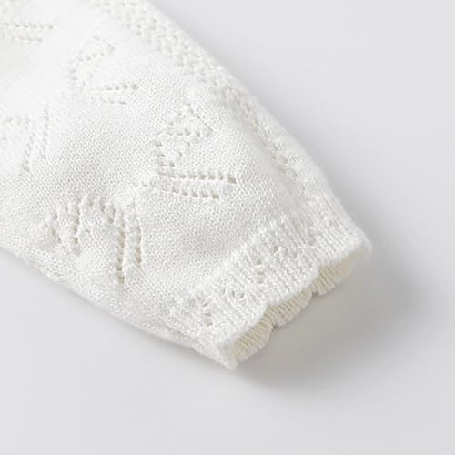 Girls 𝐁olero 𝐒hrug Sweater Cardigan Cute Bow Open Front Long Sleeve Dress Cover Up Ruffle Knit Closure Outwear4