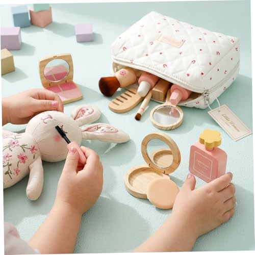 Maquillage réaliste en bois pour tout-petits évitant les taches sur les murs - 3