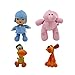 Produktbild YaYang Pocoyo Plüschpuppe Charakter Puppe Plüschtier Gefüllte Baumwolle Weiche Tierpuppe Anime Collection Spielzeug Mini Plüschpuppe Komplettset Pocoyo/Elly/PATO/LOULA/Sleepy Bird/Mädchen (4PC, 6PC)