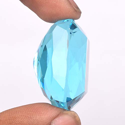 Gemhub Blue Topaz Cushion Cut Loose Gemstone #TOP3