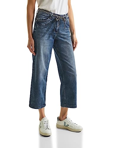 Cecil Damen Jeanshose Loose B376490, Authentic Mid Blue Wash, 29W / 30L