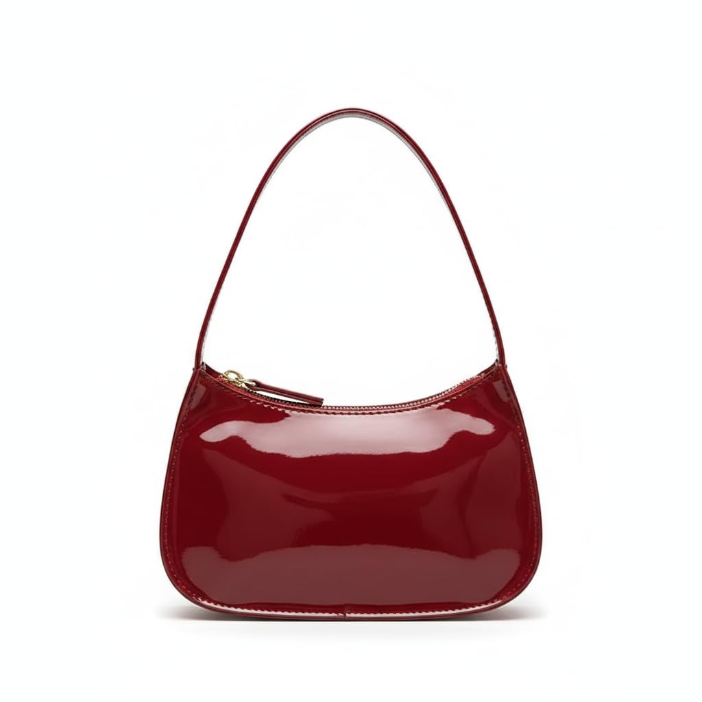 haveglam Women’s Patent Leather Shoulder Bag | Trendy Glossy Sling Handbag for Casual & Party Use | Small Stylish Ladies Purse-picture-16