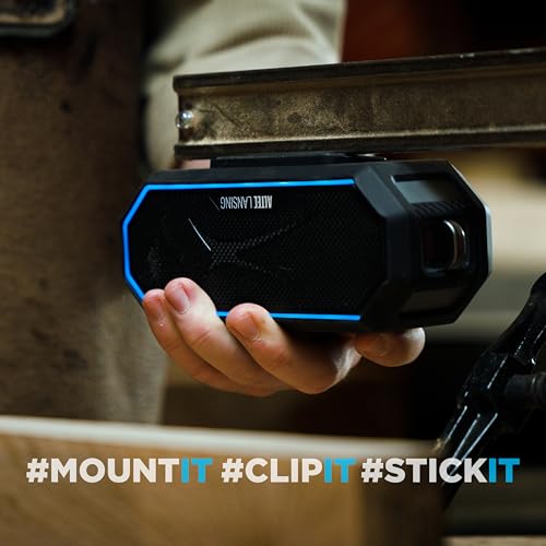 Image of Altec Lansing Magnetic Bluetooth Speaker HYDRAJOLT 2.0, Waterproof IP67, 12W Output Power, 16H Battery, Multicolor LED, 100ft Wireless Range, Voice Assistant, USB-C Quick Charge