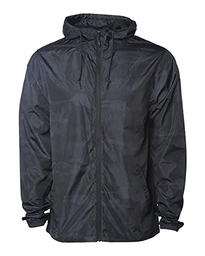 Ashen Fane Men's Water-Resistant Lightweight Windbreaker Jacket