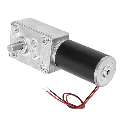 Image of High Dc Motor 12V Gear Motor 12V Motor, High Torsion Speed Reduce Electric Motor Reversible Gear Motor 8Mm Shaft (12V,400Rpm)