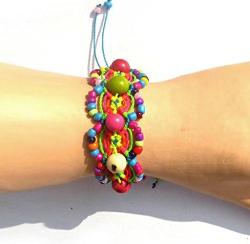 Bracelet for Women - Rainforest Seed Bracelet - Akai Seed Jewelry - Multicolor Beed Jewelry - Ethnic Tribal Bracelet - Rainforest Indian Jewelry