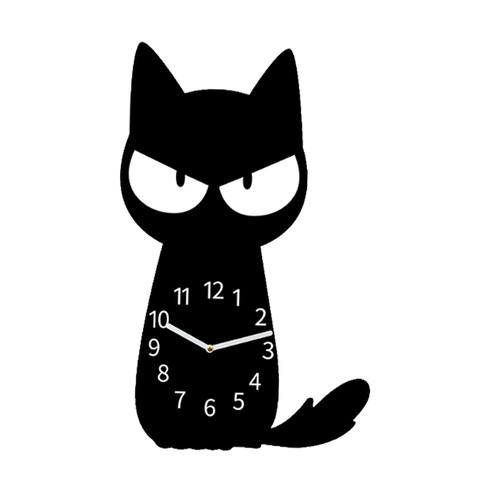 Horloge animal silencieuse MagiDeal, horloge décorative moderne en acrylique