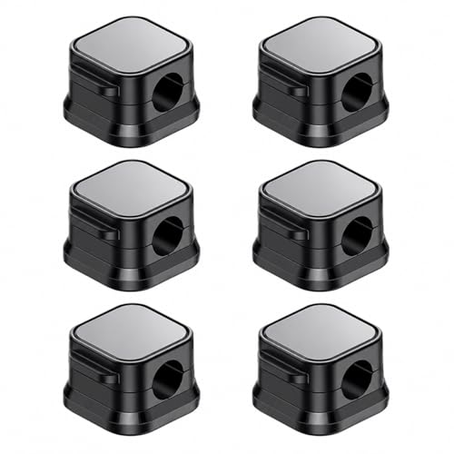 6 Pack Cord Organizer, Cable Organizer Cord Holder for Kitchen Appliances, Adhesive Cord Wrap Keeper for Mixer, Blender, Coffee Maker, Air Fryer, Toaster, Black