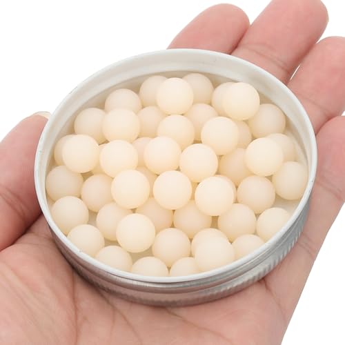 QUARKZMAN 50 Stück Nylon Lagerkugeln 10mm Poliert Massivkugel G2 Präzision Gelb