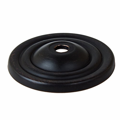 Gliderite Hardware 5061-Orb-25 1.5-Inch Thin Rounded Ring Cabinet Back Plate 25 Pack, Oil Rubbed Bronze Finish, 25 Count #TOP1