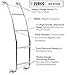 093F99 Surco Stainless Steel 4-Step Van Ladder - Compatible with 1999-14 Ford E-Series Vans