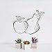 Produktbild Waofe Obst Wandaufkleber Apple Birne Lebensmittel Wandtattoo Wasserdichte Dekoration Selbstklebende Tapete Für Esszimmer 44 * 34 Cm