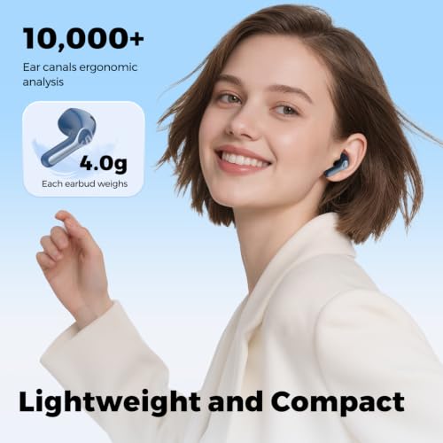 Image of SoundPEATS Air6 HS LDAC Hi-Res Wireless Earbuds, Bluetooth 6.0, 13mm Driver | LDAC Hi-Res Audio Certified, 13mm Triple-Magnet Driver, 2MIC ENC, IPX5 Waterproof, Dynamic EQ, 45H, Bio-Composite Diaphragm