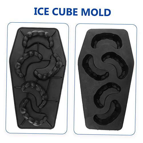 Molde para cubos de hielo dientes vampiro Halloween miniatura 7