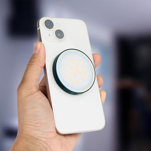 Mini luz de vídeo magnética para eliminar sombras en videollamadas y streaming 2