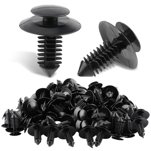 GoaMotors 100PCS N801925-S Door Trim Panel Clips Retainers Fastener Clips for Ford F150 F250 F350 for Lincoln for Mustang for Explorer Ranger Trucks Pickups Suvs Replace for N802900-S